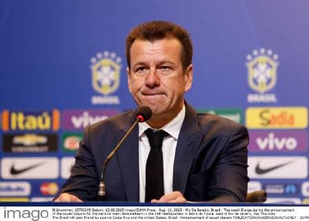 Aug. 13, 2015 - Rio De Janeiro, Brazil - The coach Dunga during the announcement of the squad players for the national team Nationalteam in the CBF headquarters in Barra da Tijuca, west of Rio de Janeiro, this Thursday. The Brazil will play friendlies against Costa Rica and the United States. Brazil: Announcement of squad players - ZUMAp133