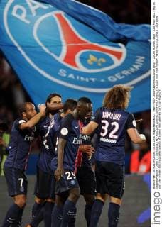 Team PSG - JEAN-KEVIN AUGUSTIN (psg) - LUCAS MOURA (psg) - JOIE FOOTBALL : Psg vs Gazelec Ajaccio - Ligue 1 - 16 08 2015 FEP 