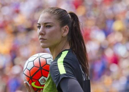 Aug. 16, 2015 - Pittsburgh, Pennsylvania, U.S - United States of America goalkeeper Hope Solo (1) before the match against Costa Rica. Team USA begins it s 10 game Victory Tour against fellow World Cup contender Costa Rica at Heinz Field in Pittsburgh. Soccer 2015 - USA vs CRC - ZUMAk108
