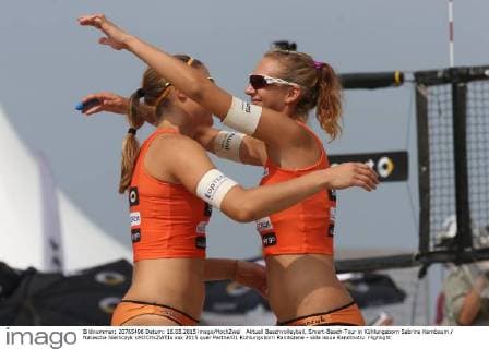Aktuell Beachvolleyball, Smart-Beach-Tour in Kühlungsborn Sabrina Karnbaum Natascha Niemczyk xHOCHxZWEIx