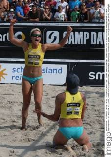 Aktuell Beachvolleyball, Smart-Beach-Tour in Kühlungsborn Melanie Gernert Elena Kiesling xHOCHxZWEIx