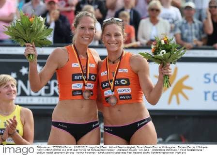 Aktuell Beachvolleyball, Smart-Beach-Tour in Kühlungsborn Tatjana Zautys Michaela Henry xHOCHxZWEIx