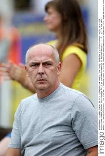 Lok Leipzig - RW Erfurt II. Fussball Oberliga Leipzig, 16.08.2015, Bruno-Plache-Stadion, Fussball, NOFV Oberliga Süd , 1. FC Lokomotive Leipzig vs. FC Rot-Weiß Erfurt U23 II. 1:0 (1:0) , Im Bild: Mario Basler, Lok Leipzig Sportdirektor. ,