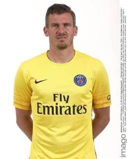 1 Nicolas DOUCHEZ - Paris Saint Germain (PSG) - Porträttermin, Studio 2015 2016 - Ligue 1, Frankreich - 17 08 2015 PanoramicX 