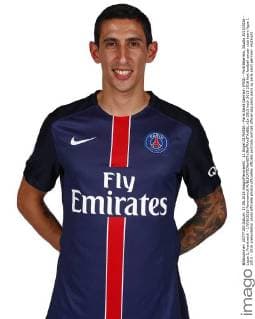 11 Angel DI MARIA - Paris Saint Germain (PSG) - Porträttermin, Studio 2015 2016 - Ligue 1, Frankreich - 17 08 2015 PanoramicX 