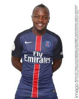 35 Hervin ONGENDA - Paris Saint Germain (PSG) - Porträttermin, Studio 2015 2016 - Ligue 1, Frankreich - 17 08 2015 PanoramicX 