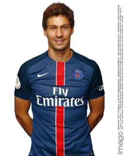 4 Benjamin STAMBOULI - Paris Saint Germain (PSG) - Porträttermin, Studio 2015 2016 - Ligue 1, Frankreich - 17 08 2015 PanoramicX 