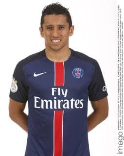 5 MARQUINHOS - Paris Saint Germain (PSG) - Porträttermin, Studio 2015 2016 - Ligue 1, Frankreich - 17 08 2015 PanoramicX 
