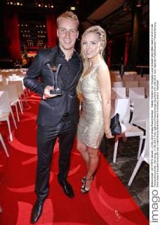 Fabian Holland mit Freundin Luisa Schüler beim Bild Award 2015 in der Fischauktionshalle. Hamburg, 17.08.2015 Foto:xgbrcix xFuturexImage
