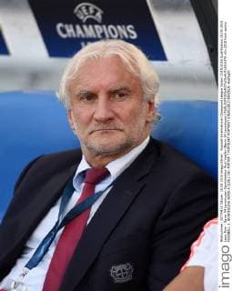 Fussball International Champions League Saison 2015 2016 Qualifikation 18.08.2015 Lazio Rom - Bayer 04 Leverkusen Sportdirektor Rudi Voeller (Bayer 04 Leverkusen) 
