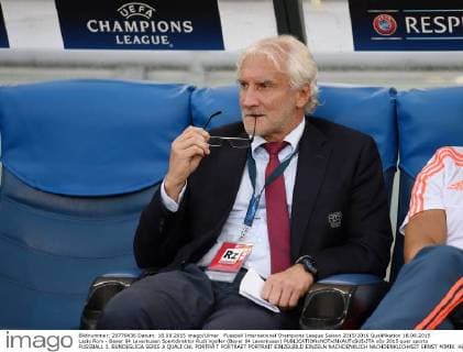Fussball International Champions League Saison 2015 2016 Qualifikation 18.08.2015 Lazio Rom - Bayer 04 Leverkusen Sportdirektor Rudi Voeller (Bayer 04 Leverkusen) 