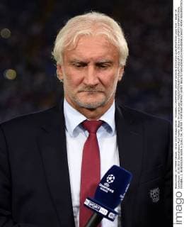 FUSSBALL CHAMPIONS LEAGUE SAISON 2015 2016 QUALIFIKATION Lazio Rom - Bayer 04 Leverkusen 18.08.2015 Sportdirektor Rudi Voeller (Bayer 04 Leverkusen) 