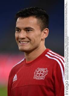 FUSSBALL CHAMPIONS LEAGUE SAISON 2015 2016 QUALIFIKATION Lazio Rom - Bayer 04 Leverkusen 18.08.2015 Charles Aranguiz (Bayer 04 Leverkusen) 