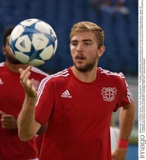 FUSSBALL CHAMPIONS LEAGUE SAISON 2015 2016 QUALIFIKATION Lazio Rom - Bayer 04 Leverkusen 18.08.2015 Christoph Kramer (Bayer 04 Leverkusen) 