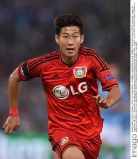 FUSSBALL CHAMPIONS LEAGUE SAISON 2015 2016 QUALIFIKATION Lazio Rom - Bayer 04 Leverkusen 18.08.2015 Heung-Min Son (Bayer 04 Leverkusen) 