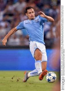 Miroslav Klose Lazio. Roma 18-08-2015 Stadio Olimpico, Football Calcio 2015 2016 Champions League Preliminary Lazio Rom vs. Bayer 04 Leverkusen AntoxBaldassarre