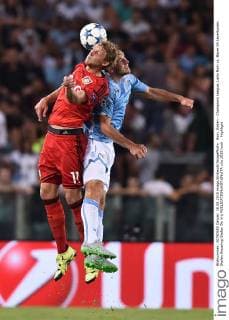 Rom, Italien - Champions League, Lazio Rom vs. Bayer 04 Leverkusen: Stefan Kiessling-Stefan De Vrij 