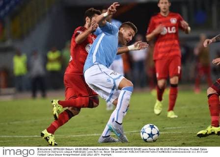 Sergei MILINKOVIC SAVIC Lazio Roma 18-08-2015 Stadio Olimpico, Football Calcio 2015 2016 Champions League Preliminary Lazio Rom vs. Bayer 04 Leverkusen andreaxstaccioli