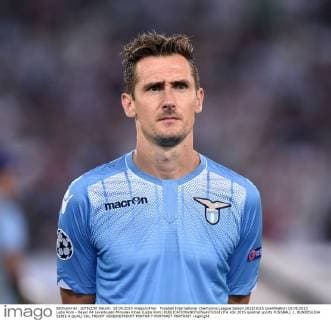 Fussball International Champions League Saison 2015 2016 Qualifikation 18.08.2015 Lazio Rom - Bayer 04 Leverkusen Miroslav Klose (Lazio Rom) 
