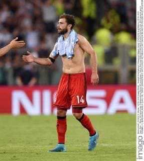 Fussball International Champions League Saison 2015 2016 Qualifikation 18.08.2015 Lazio Rom - Bayer 04 Leverkusen Enttaeuschung Bayer 04 Leverkusen: Admir Mehmedi 