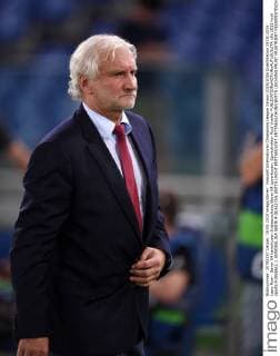 Fussball International Champions League Saison 2015 2016 Qualifikation 18.08.2015 Lazio Rom - Bayer 04 Leverkusen Enttaeuschung Bayer 04 Leverkusen: Sportdirektor Rudi Voeller 