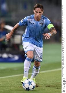 Rom, Italien - Fussball, Champions League Quali, Lazio Rom vs. Bayer 04 Leverkusen: Lucas Biglia 