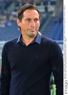 Rom, Italien - Fussball, Champions League Quali, Lazio Rom vs. Bayer 04 Leverkusen: Roger Schmidt 