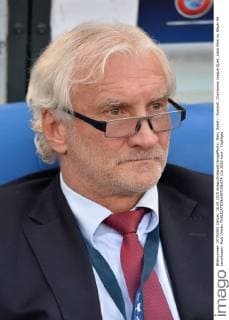 Rom, Italien - Fussball, Champions League Quali, Lazio Rom vs. Bayer 04 Leverkusen: Rudi Voeller 