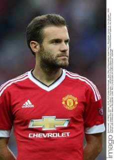 Juan Mata of Manchester United ManU - Manchester United vs. Club Brugge - UEFA Champion s League Play Off - Old Trafford - Manchester - 18 08 2015 Pic Philip Oldham SportImage EDITORIAL USE ONLY. No use with unauthorised audio, video, data, fixture lists, club league logos or live services. Online in-match use limited to 120 images, no video emulation. No use in betting, games or single club league player publications.