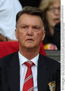 Louis Van Gaal, manager of Manchester United ManU - Manchester United vs. Club Brugge - UEFA Champion s League Play Off - Old Trafford - Manchester - 18 08 2015 Pic Philip Oldham SportImage EDITORIAL USE ONLY. No use with unauthorised audio, video, data, fixture lists, club league logos or live services. Online in-match use limited to 120 images, no video emulation. No use in betting, games or single club league player publications.