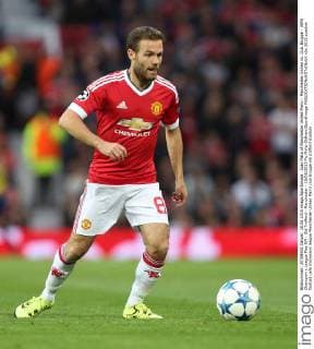 Juan Mata of Manchester United ManU - Manchester United vs. Club Brugge - UEFA Champion s League Play Off - Old Trafford - Manchester - 18 08 2015 Pic Philip Oldham SportImage EDITORIAL USE ONLY. No use with unauthorised audio, video, data, fixture lists, club league logos or live services. Online in-match use limited to 120 images, no video emulation. No use in betting, games or single club league player publications.