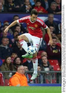 Matteo Darmian of Manchester United ManU - Manchester United vs. Club Brugge - UEFA Champion s League Play Off - Old Trafford - Manchester - 18 08 2015 Pic Philip Oldham SportImage EDITORIAL USE ONLY. No use with unauthorised audio, video, data, fixture lists, club league logos or live services. Online in-match use limited to 120 images, no video emulation. No use in betting, games or single club league player publications.