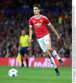Adnan Januzaj of Manchester United ManU - Manchester United vs. Club Brugge - UEFA Champion s League Play Off - Old Trafford - Manchester - 18 08 2015 Pic Philip Oldham SportImage EDITORIAL USE ONLY. No use with unauthorised audio, video, data, fixture lists, club league logos or live services. Online in-match use limited to 120 images, no video emulation. No use in betting, games or single club league player publications.