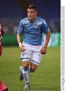 Aktuell Fußball, Champions League Play Off, Lazio Rom - Bayer Leverkusen Sergej MILINKOVIC SAVIC Lazio Roma 18-08-2015 Stadio Olimpico, Football Calcio 2015 2016 Champions League Preliminary Lazio Rom vs. Bayer 04 Leverkusen andreaxstaccioli