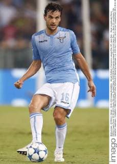Aktuell Fußball, Champions League Play Off, Lazio Rom - Bayer Leverkusen Marco PAROLO Lazio Roma 18-08-2015 Stadio Olimpico, Football Calcio 2015 2016 Champions League Preliminary Lazio Rom vs. Bayer 04 Leverkusen Foto Sebastian Seglingen Insidefoto SebastianxSeglingen