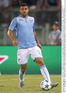 Aktuell Fußball, Champions League Play Off, Lazio Rom - Bayer Leverkusen Mauricio Lazio Roma 18-08-2015 Stadio Olimpico, Football Calcio 2015 2016 Champions League Preliminary Lazio Rom vs. Bayer 04 Leverkusen Foto Sebastian Seglingen Insidefoto SebastianxSeglingen
