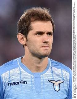 Fussball International Champions League Saison 2015 2016 Qualifikation 18.08.2015 Lazio Rom - Bayer 04 Leverkusen Lulic Senad (Lazio Rom)