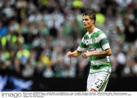 Aug. 19, 2015 - Glasgow, Scotland - Celtics Mikael Lustig - Champions League Quali, Celtic Glasgow vs. Malmö FF - ZUMAb138