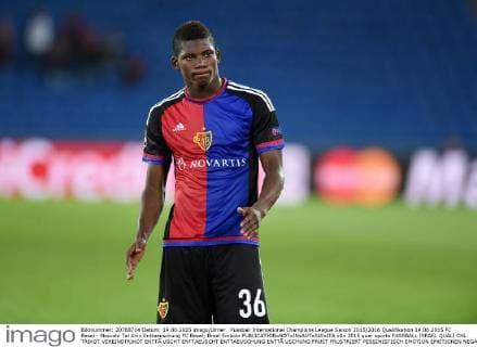 Fussball International Champions League Saison 2015 2016 Qualifikation 19.08.2015 FC Basel - Maccabi Tel Aviv Enttaeuschung FC Basel; Breel Embolo 