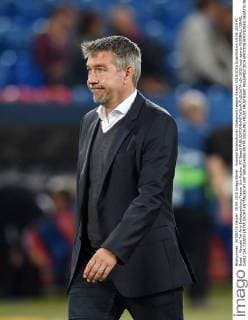 Fussball International Champions League Saison 2015 2016 Qualifikation 19.08.2015 FC Basel - Maccabi Tel Aviv Enttaeuschung Trainer Urs Fischer (FC Basel) 