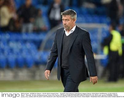 Fussball International Champions League Saison 2015 2016 Qualifikation 19.08.2015 FC Basel - Maccabi Tel Aviv Enttaeuschung Trainer Urs Fischer (FC Basel) 