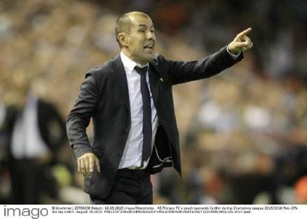 AS Monaco FC s coach Leonardo Jardim during Champions League 2015 2016 Play-Offs 1st leg match. August 19,2015. (2015081960)