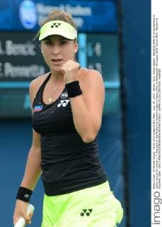 Aug. 19, 2015 - Mason, Ohio, United States - BELINDA BENCIC of Switzerland in action during her match v. F. Pennetta at the Western & Southern Open in Mason Ohio on Wednesday 19 August 2015 Tennis 2015 -Western & Southern Open - Day 3 - ZUMAl132