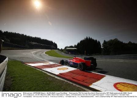 Motorsports: FIA Formula One World Championship WM Weltmeisterschaft 2015, Grand Prix of Belgium, 28 Will Stevens (GBR, Manor Marussia F1 Team), xHOCHxZWEIx