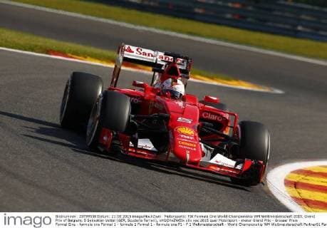 Motorsports: FIA Formula One World Championship WM Weltmeisterschaft 2015, Grand Prix of Belgium, 5 Sebastian Vettel (GER, Scuderia Ferrari), xHOCHxZWEIx