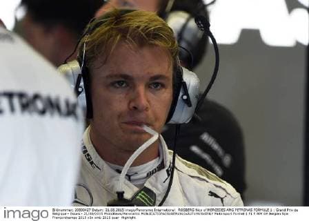 ROSBERG Nico of MERCEDES AMG PETRONAS FORMULE 1 : Grand Prix de Belgique - Essais - 21 08 2015 PhotoNews Panoramic 