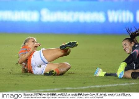 Aug. 21, 2015 - Houston, Texas, U.S - during the second half of an NWSL game between the Houston Dash and the Seattle Reign at BBVA Compass Stadium in Houston, TX on August 21st, 2015. The Reign won 3-0. NWSL 2015 - Houston Dash vs Seattle Reign - ZUMAs127