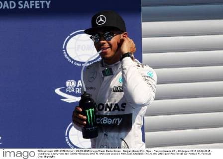 Belgian Grand Prix, Spa - Francorchamps 20 - 23 August 2015 22.08.2015 - Qualifying, Lewis Hamilton (GBR) Mercedes AMG F1 W06 pole position 