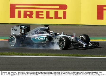 Motorsports: FIA Formula One World Championship WM Weltmeisterschaft 2015, Grand Prix of Belgium, 44 Lewis Hamilton (GBR, Mercedes AMG Petronas Formula One Team), xHOCHxZWEIx