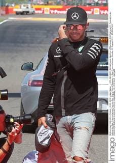 - SPA, BELGIUM: British Lewis Hamilton of Mercedes AMG Petronas F1 Team pictured before the Spa-Francorchamps Formula One Grand Prix of Belgium, in Spa-Francorchamps, Sunday 23 August 2015. BRUNOxFAHY  x04685414x